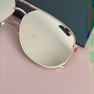 New DIOR gold pilot sunglasses